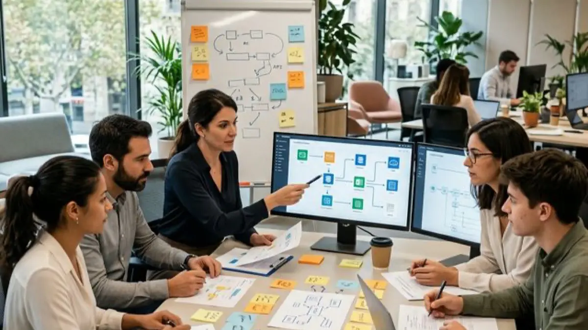 Automatización de procesos en empresa con revisión de flujo operativo